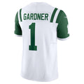 Tlead NY.Jets #1 Ahmad Sauce Gardner White Classic Alternate Vapor F.U.S.E. Limited Jersey