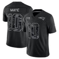 Tlead NE.Patriots #10 Drake Maye Player Black Limited 2026 Salute to Service Home Game Stitched Jerseys