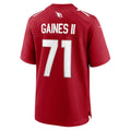 Tlead A.Cardinals #71 Jon Gaines II Cardinal Team Game Jersey