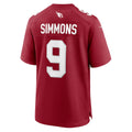 Tlead A.Cardinals #9 Isaiah Simmons Cardinal Team Game Jersey