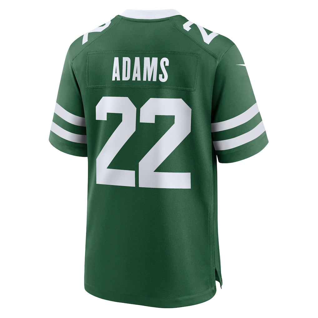 Tlead NY.Jets #22 Tony Adams Legacy Green Team Game Jersey