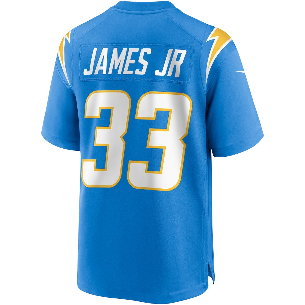 Tlead LA.Chargers #33 Derwin James Powder Blue Player Game Jersey