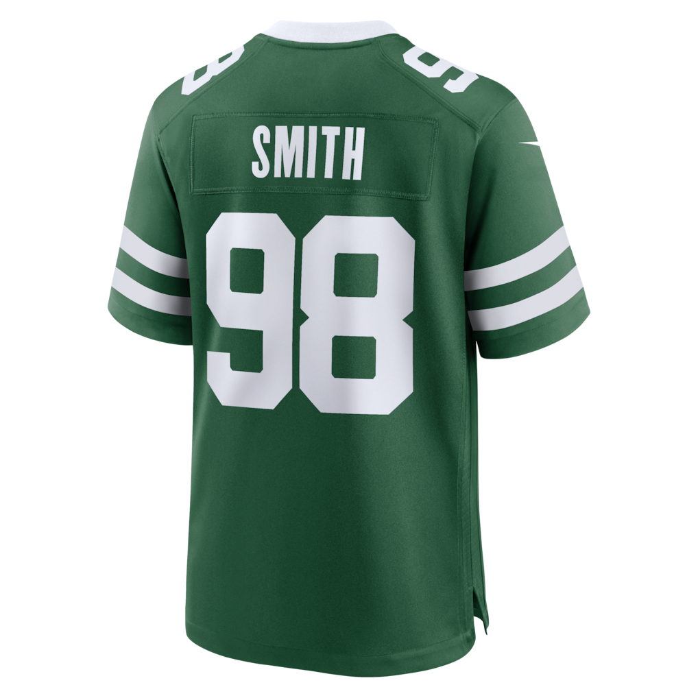 Tlead NY.Jets #98 Mazi Smith Legacy Green Team Game Jersey