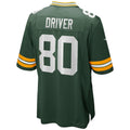 Tlead GB.Packers #80 Donald Driver Green Game Retired Player Jersey