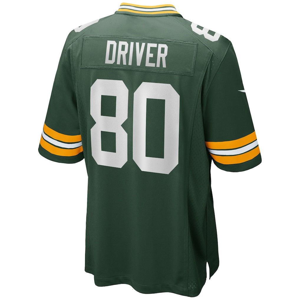 Tlead GB.Packers #80 Donald Driver Green Game Retired Player Jersey