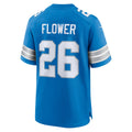 Tlead D.Lions #26 Tre Flowers Blue Team Game Jersey
