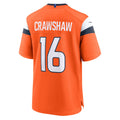 Tlead D.Broncos #16 Jeremy Crawshaw Orange Team Game Jersey