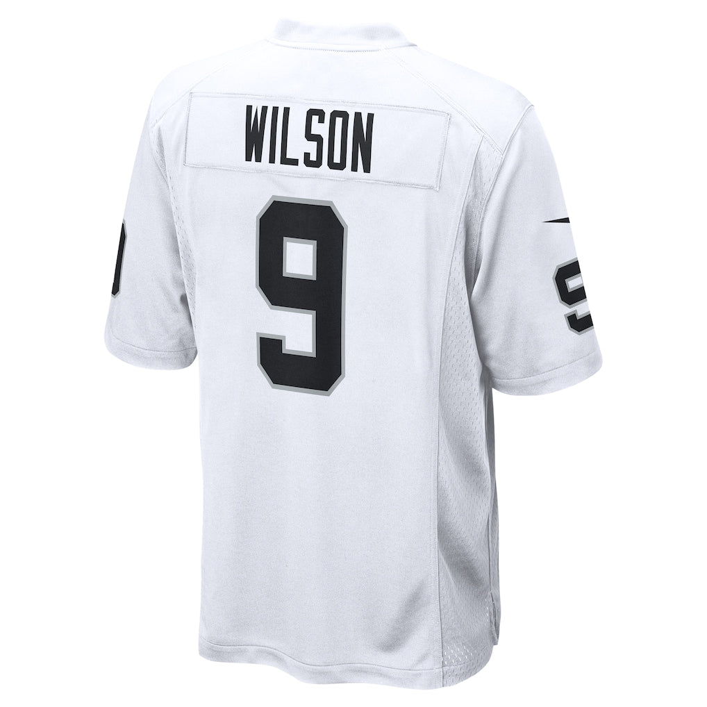 Tlead LV.Raiders #9 Tyree Wilson White Game Jersey