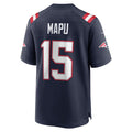 Tlead NE.Patriots #15 Marte Mapu Navy Game Retired Player Jersey