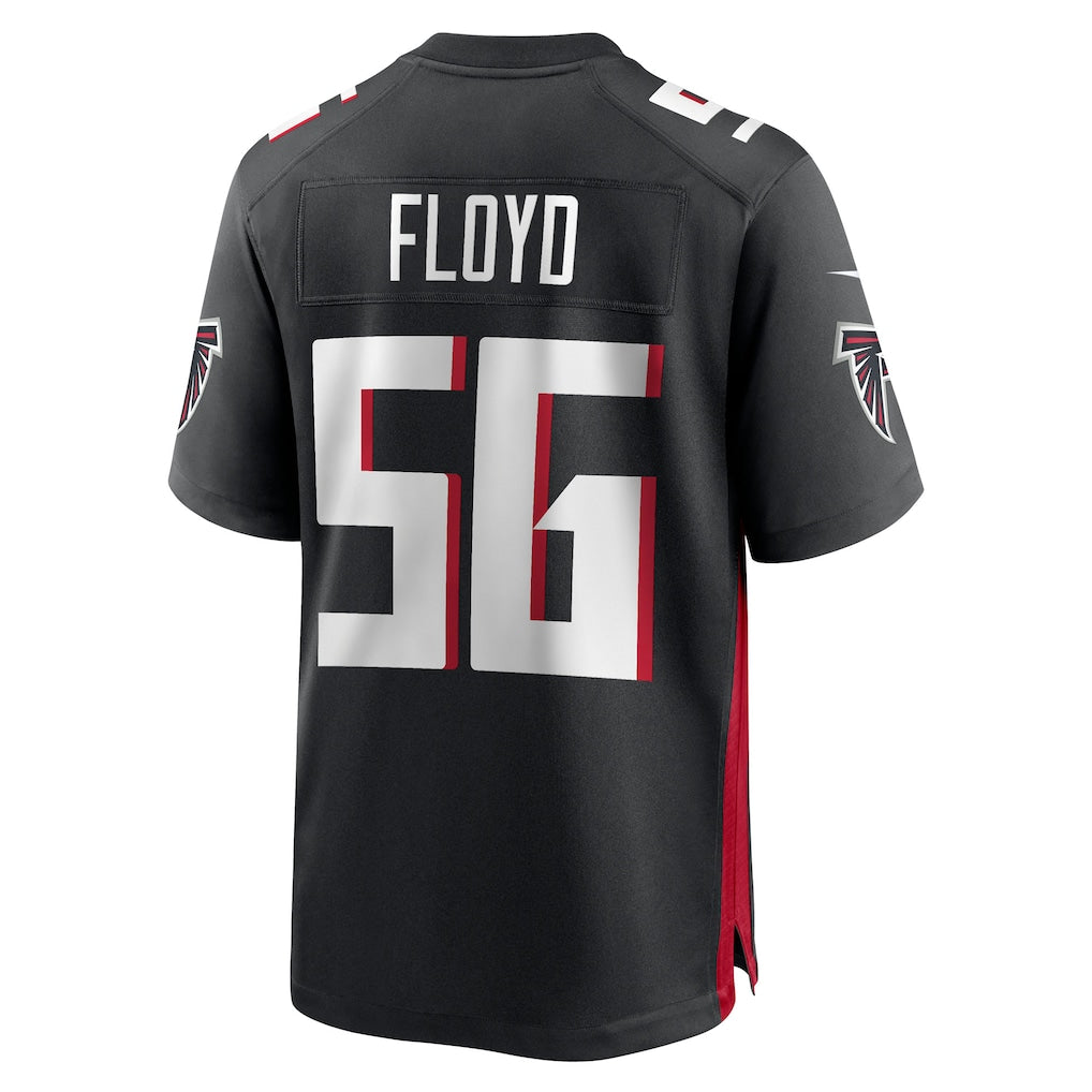 Tlead A.Falcons #56 Leonard Floyd Black Team Game Jersey