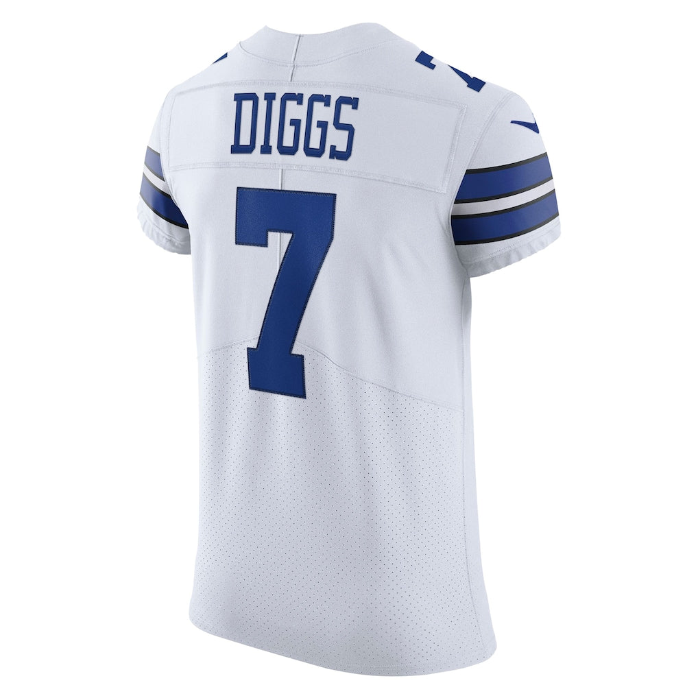 Tlead D.Cowboys #7 Trevon Diggs White Alternate Vapor Elite Jersey