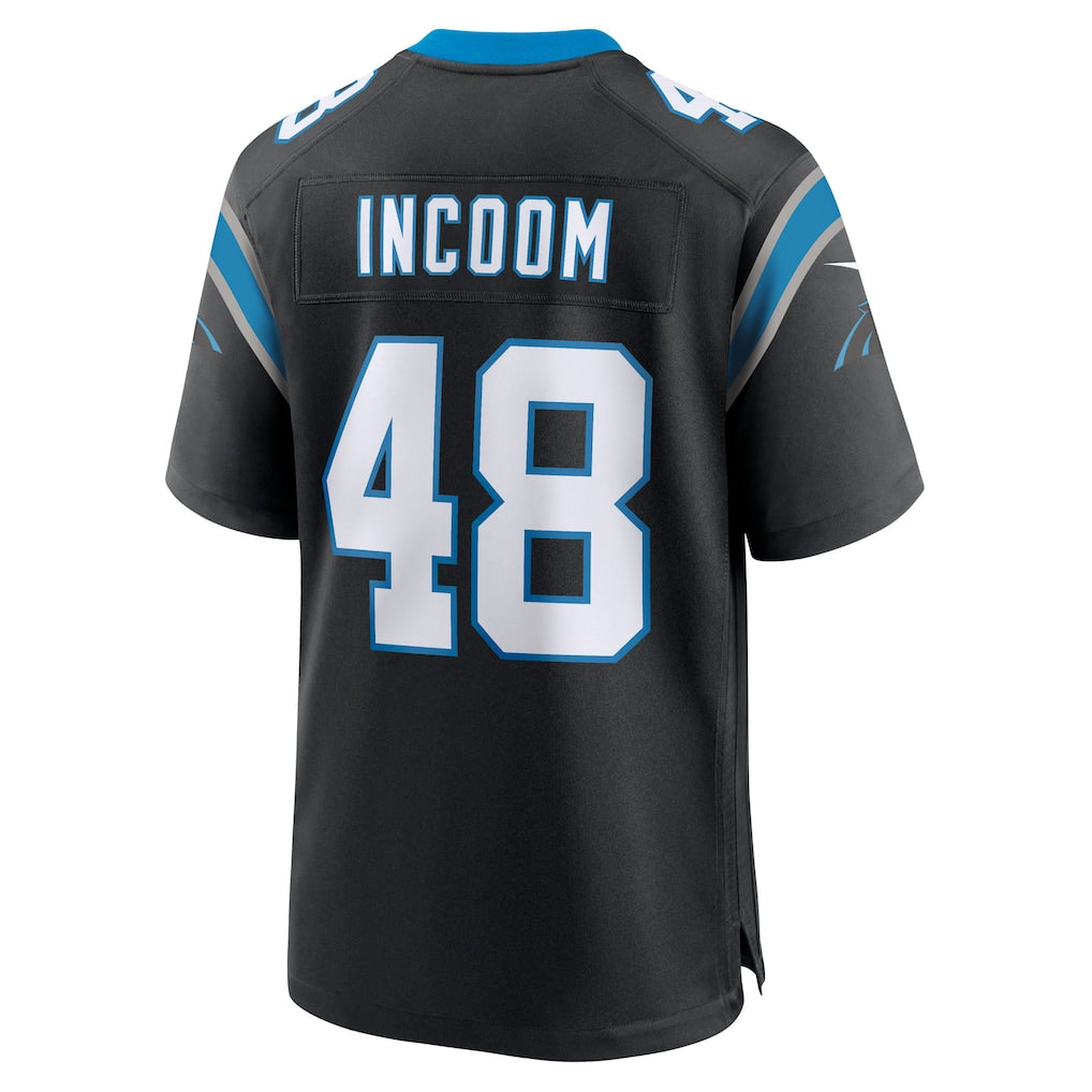 Tlead C.Panthers #48 Thomas Incoom Black Team Game Jersey
