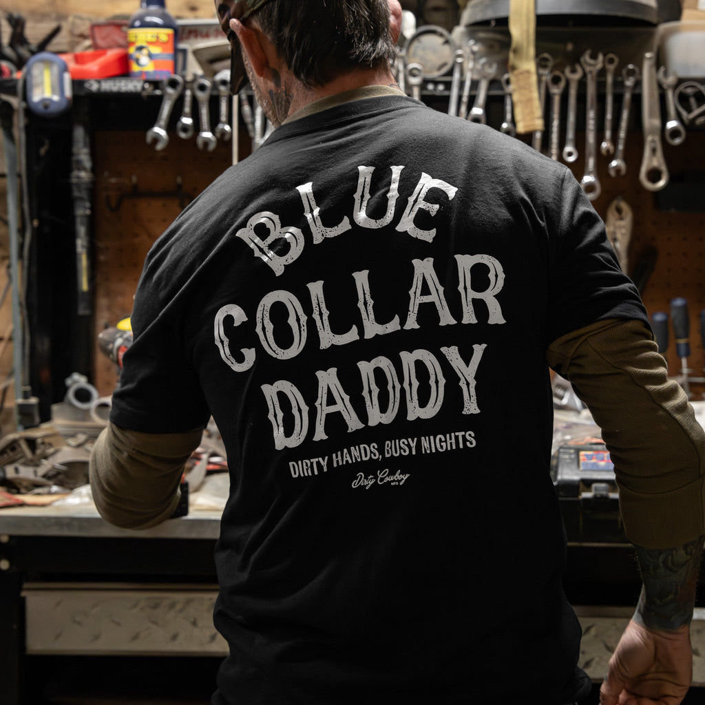 CustomNameinc cheap jerseys Ordering Blue Collar Daddy Men's T-Shirt