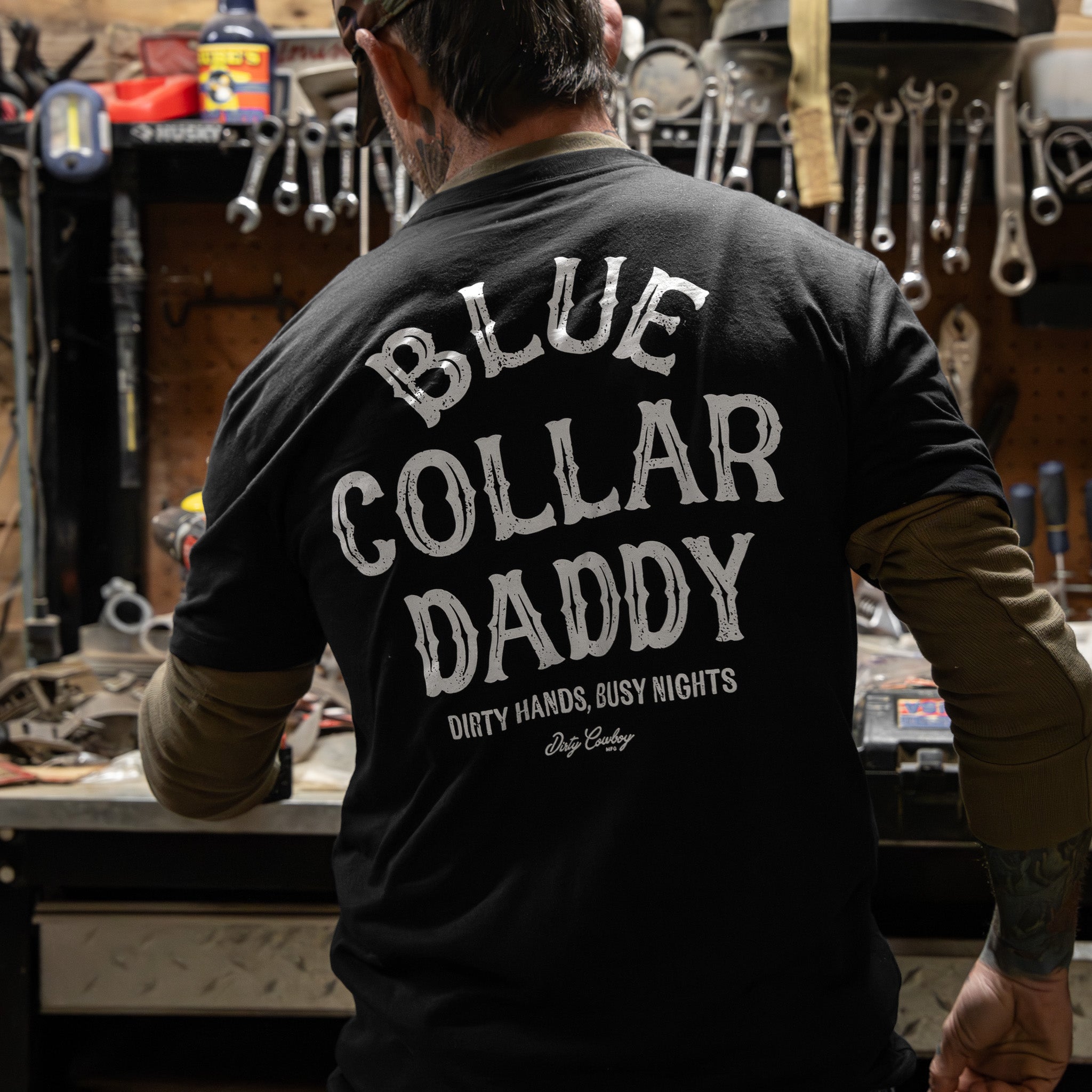 CustomNameinc cheap jerseys Ordering Blue Collar Daddy Men's T-Shirt