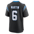 Tlead C.Panthers #6 Sam Martin Black Team Game Jersey