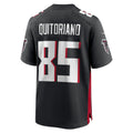 Tlead A.Falcons #85 Teagan Quitoriano Black Team Game Jersey