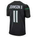 Tlead NY.Jets #11 Jermaine Johnson II Black Alternate Game Jersey