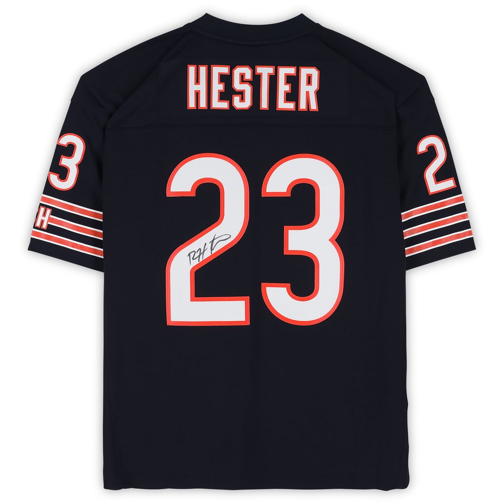 Tlead C.Bears #23 Devin Hester Authentic Navy Mitchell & Ness 2006 Replica Jersey