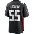 Tlead A.Falcons #55 John Abraham Black Game Retired Player Jersey