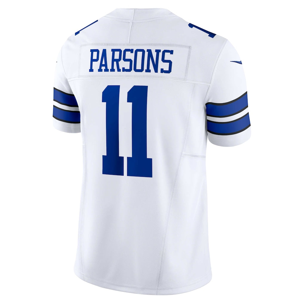Tlead D.Cowboys #11 Micah Parsons White Vapor F.U.S.E. Limited Jersey