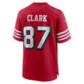 Tlead SF.49ers #87 Dwight Clark Scarlet Retired Player Alternate Game Jersey