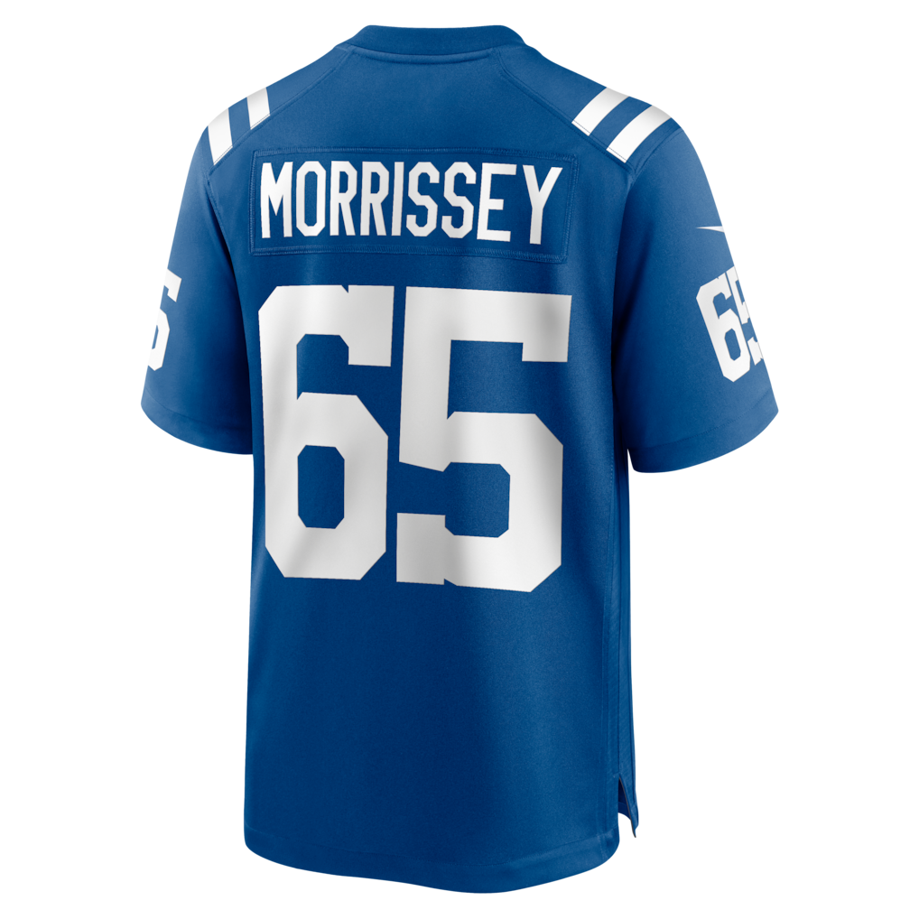 Tlead IN.Colts #65 Jimmy Morrissey Royal Team Game Jersey