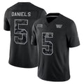 Tlead W.Commanders #5 Jayden Daniels Player Black Limited 2026 Salute to Service Home Game Stitched Jerseys