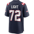 Tlead NE.Patriots #72 Matt Light Navy Game Retired Player Jersey
