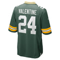 Tlead GB.Packers #24 Carrington Valentine Green Game Jersey