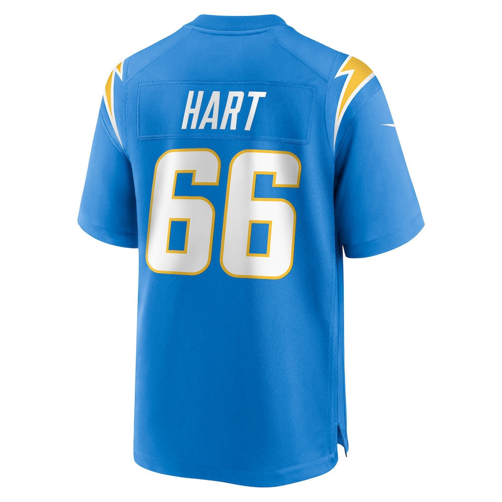 Tlead LA.Chargers #66 Bobby Hart Powder Blue Team Game Jersey