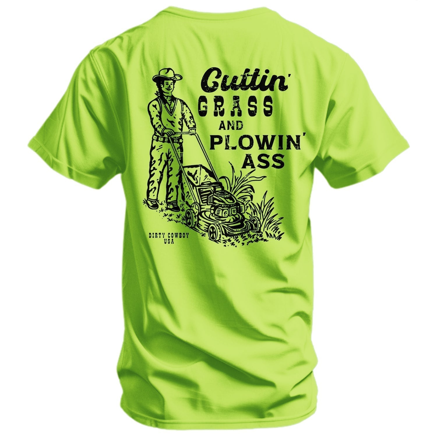 CustomNameinc cheap jerseys Ordering Cutting Grass & Plowin' Ass Men's T-Shirt