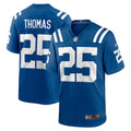 Tlead IN.Colts #25 Rodney Thomas Royal Player Game Jersey