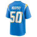 Tlead LA.Chargers #50 Caleb Murphy Powder Blue Team Game Jersey