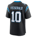Tlead C.Panthers #10 Ryan Fitzgerald Black Team Game Jersey