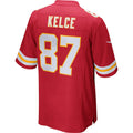 Tlead KC.Chiefs #87 Travis Kelce Red Game Jersey