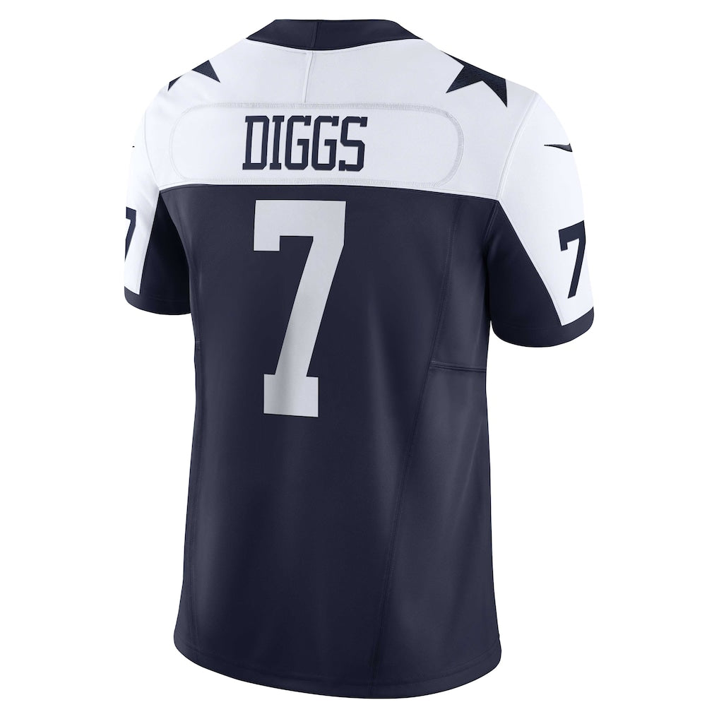 Tlead D.Cowboys #7 Trevon Diggs Navy Vapor F.U.S.E. Limited Jersey
