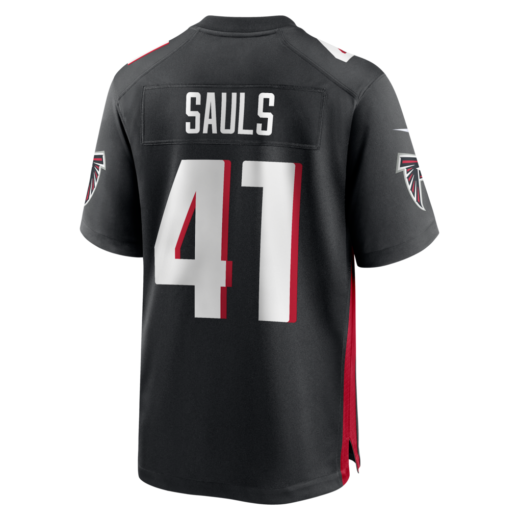 Tlead A.Falcons #41 Ben Sauls Black Team Game Jersey