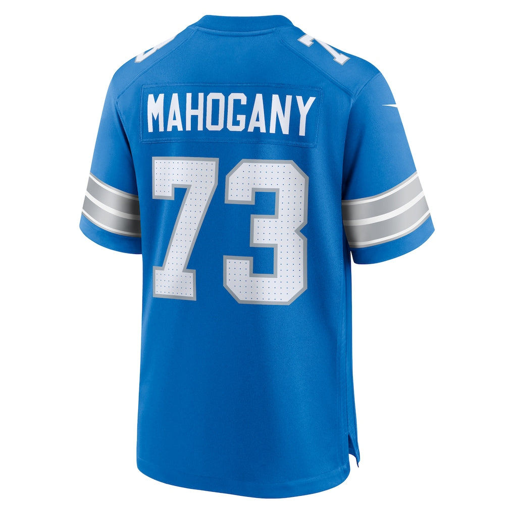 Tlead D.Lions #73 Christian Mahogany Blue Team Game Jersey
