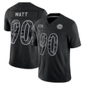 Tlead P.Steelers #90 T.J. Watt Player Black Limited 2026 Salute to Service Home Game Stitched Jerseys