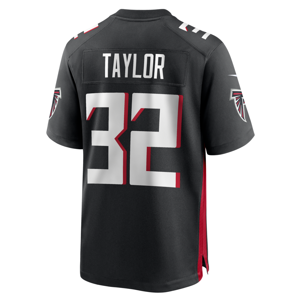 Tlead A.Falcons #32 Keith Taylor Black Team Game Jersey