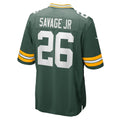Tlead GB.Packers #26 Darnell Savage Jr. Green Game Jersey