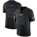 Tlead C.Bears #15 Rome Odunze Player Legend Limited Black Game Stitched Jerseys