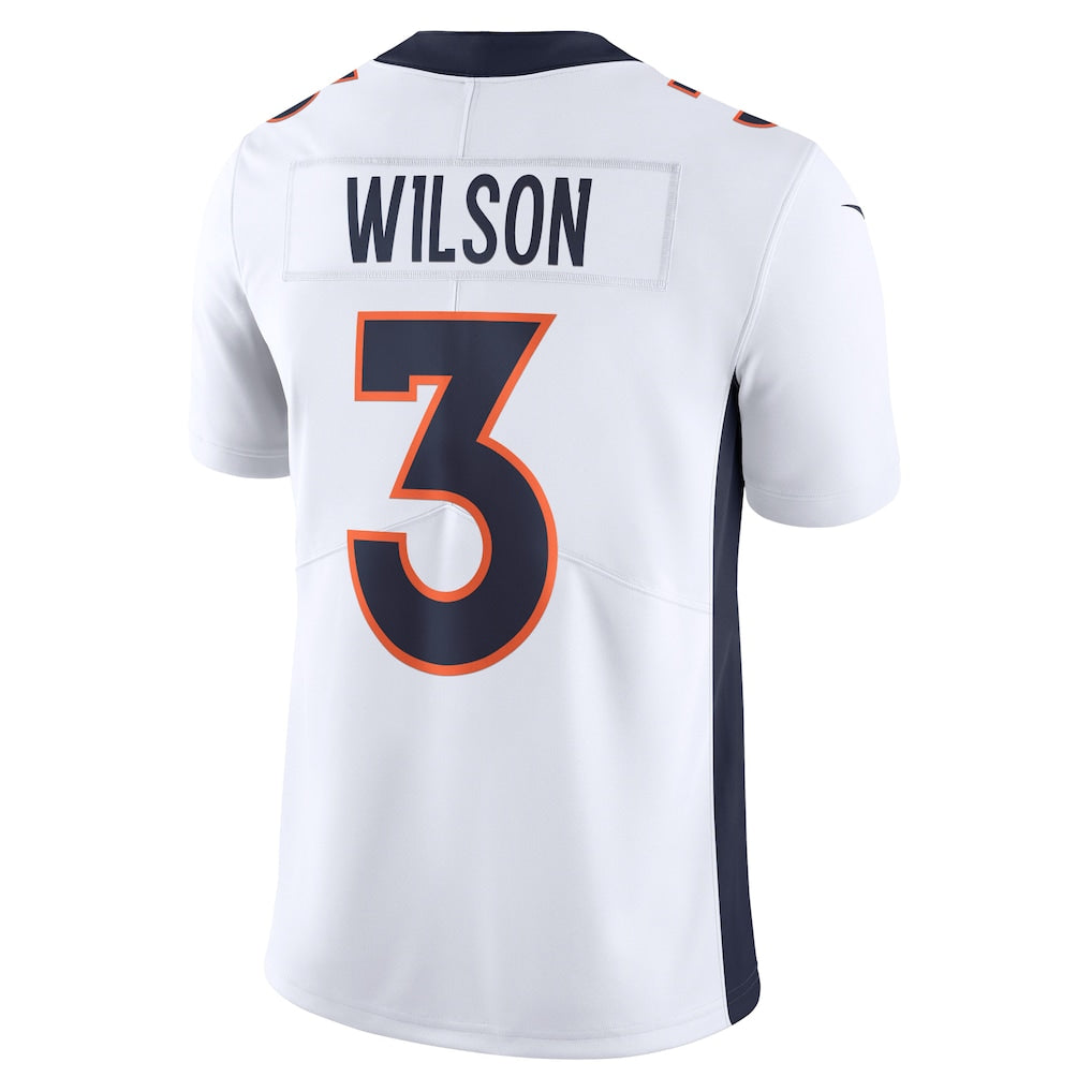 Tlead D.Broncos #3 Russell Wilson White Vapor Untouchable Limited Jersey