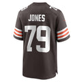 Tlead C.Browns #79 Dawand Jones Brown Team Game Jersey