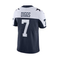 Tlead D.Cowboys #7 Trevon Diggs Navy Alternate Vapor Limited Jersey