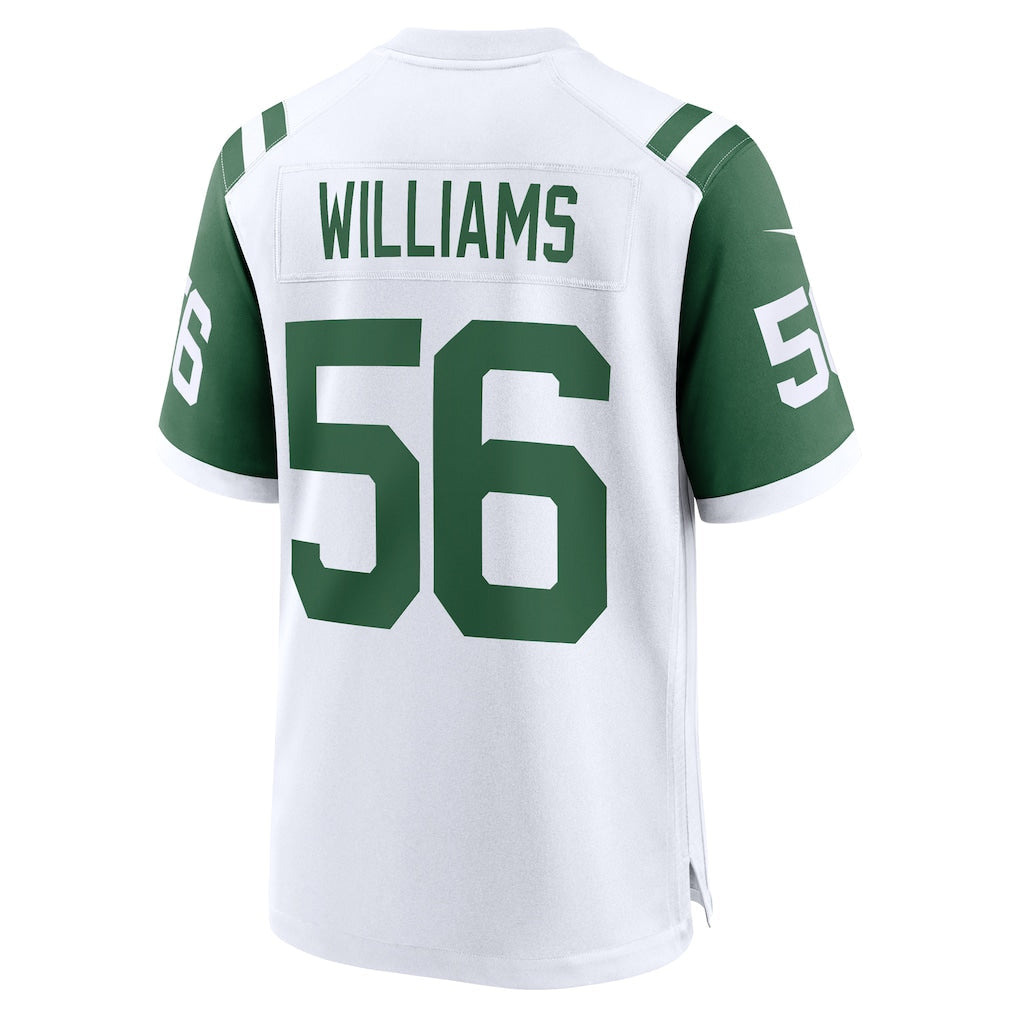 Tlead NY.Jets #56 Quincy Williams White Alternate Game Jersey
