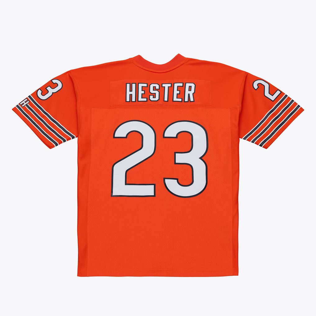Tlead C.Bears #23 Devin Hester Mitchell & Ness Dark Orange 2006 Legacy Replica Player Jersey
