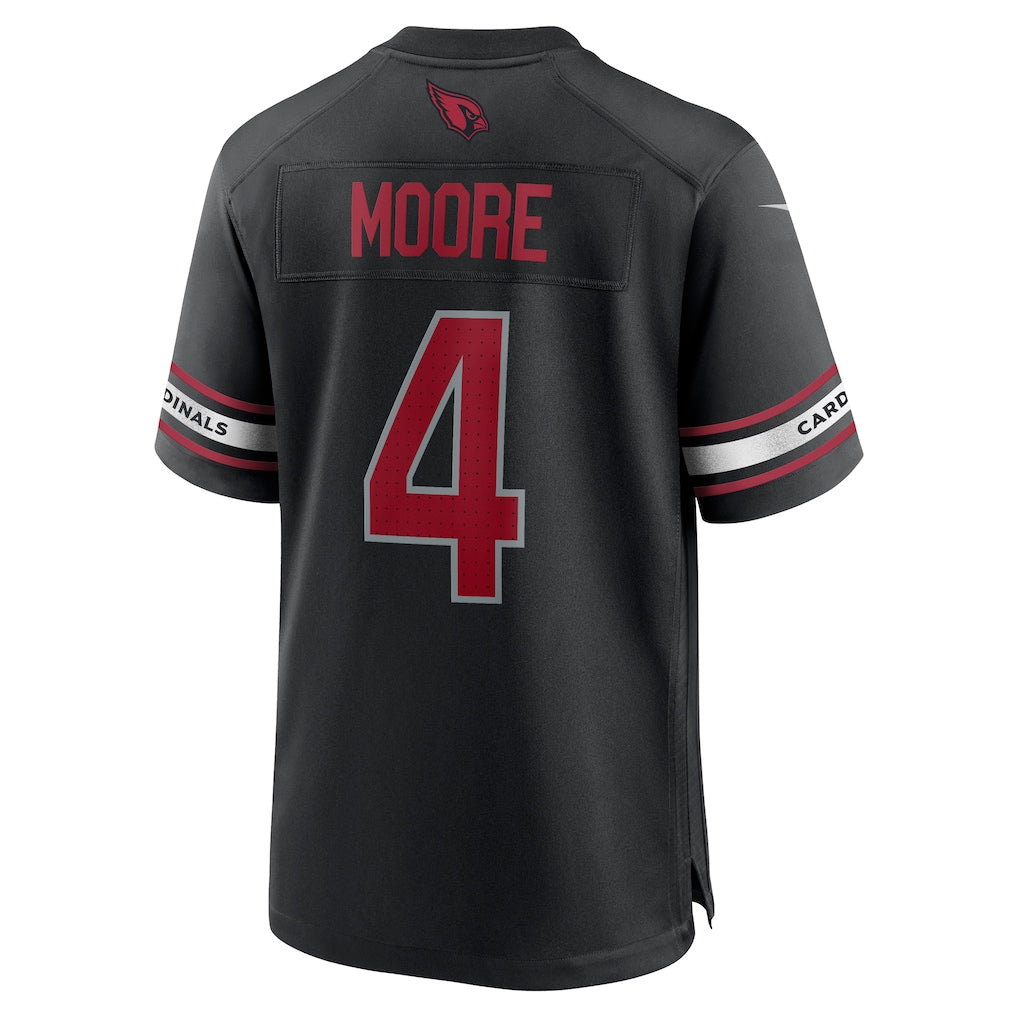 Tlead A.Cardinals #4 Rondale Moore Black Game Jersey