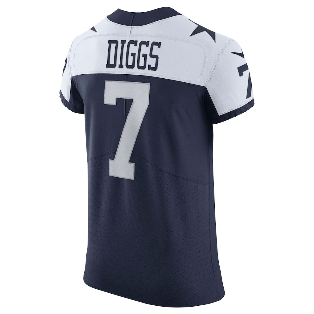 Tlead D.Cowboys #7 Trevon Diggs Navy Alternate Vapor Elite Jersey