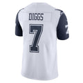 Tlead D.Cowboys #7 Trevon Diggs White Alternate Vapor Limited Jersey